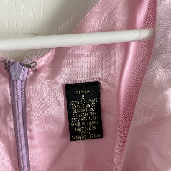 100% Silk Dana Buchman Pale Pink Boatneck Tank - Picture 8 of 8